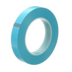 3M Scotch Fine Line Tape 215 in blue, 3/4 inch x 60 yards, 4.7 mil, used for precise painting and masking applications.