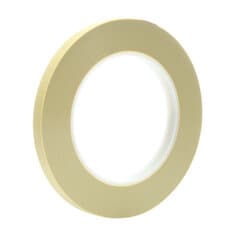 Green 3M Scotch Fine Line Tape 218, 3/8 inch by 60 yards, 4.7 mil thick, used for precise painting and detailing.