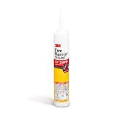 3M CP25WB+ fire barrier sealant in a 27 fl oz cartridge, designed for fire-resistant sealing in construction applications.