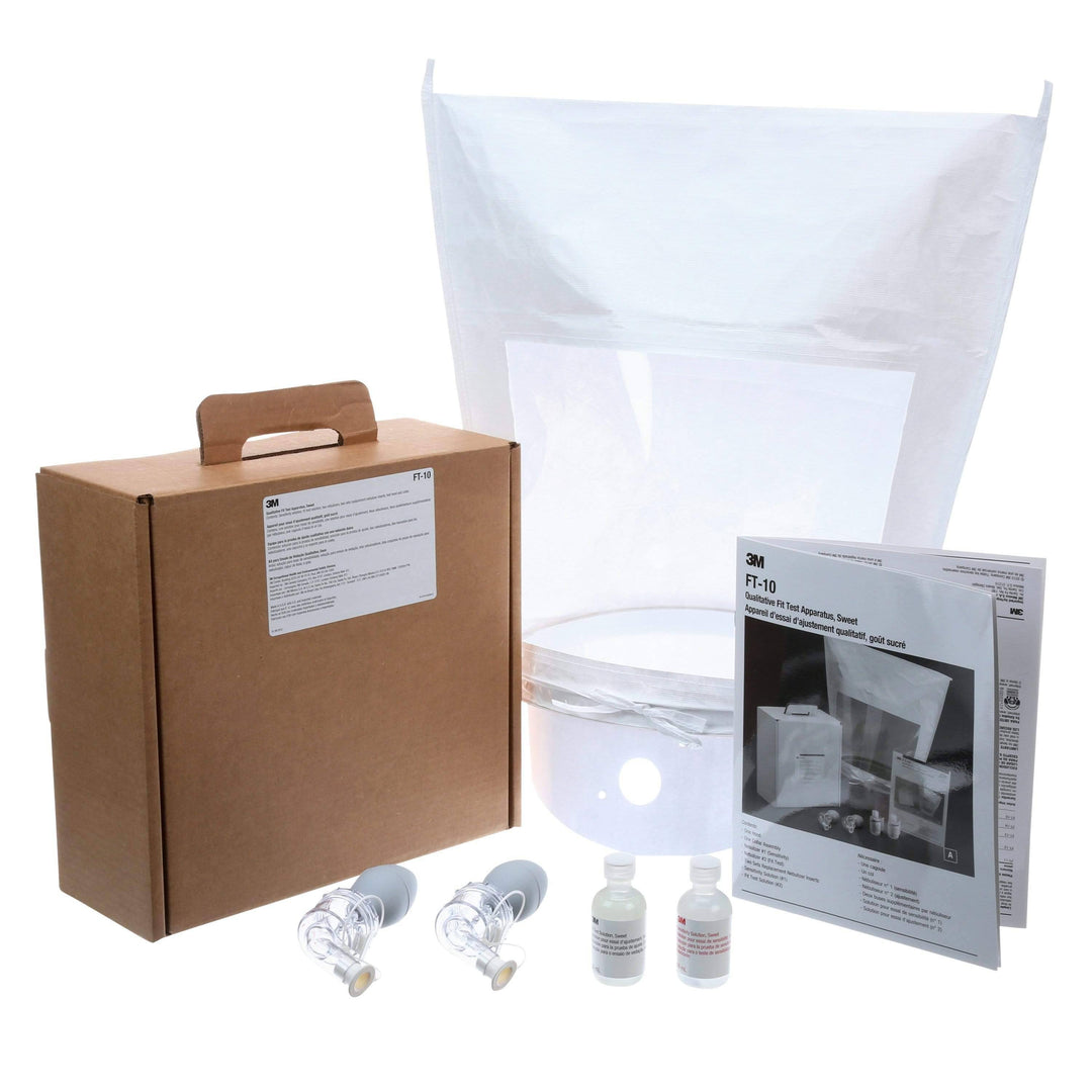 3M FT-10 qualitative fit test apparatus for mask fit testing, with Sweet solution in a compact testing device.