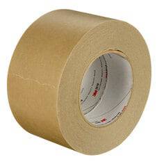 3M 2519 high performance flatback tape in tan, 72 mm x 55 m, shown in the image with durable adhesive backing for industrial use.