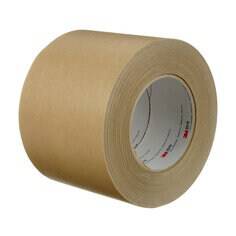 3M 2519 high performance tan flatback tape, 96 mm x 55 m, showing the tape roll with textured surface and printed branding.