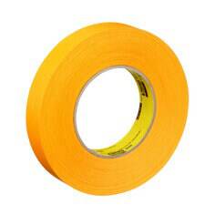 3M Scotch 2525 Orange Performance Flatback Tape, 0.95-inch wide, 60-yard length, adhesive tape for general purpose applications.