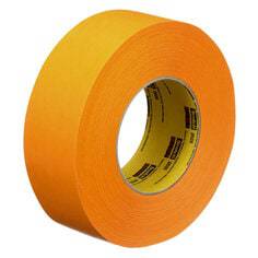 3M Scotch 2525 orange flatback tape, 1.89 inches wide, 60 yards long, suitable for packaging and surface marking.