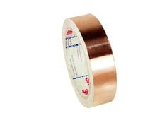 3M 1181-1/4X18 - Copper Foil EMI Shielding Tape 1181 (1/4 Inch x 18 Yards) 7000132168 - eGrimesDirect