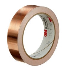 3M 1181-1X18 - Copper Foil EMI Shielding Tape 1181 (1 Inch x 18 Yards) 7000132169 - eGrimesDirect