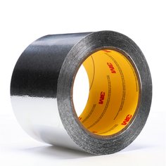 3M 425-10X60-4.6 - Aluminum Foil Tape 425 Silver 4.6 mil (10 Inch x 60 Yards) 7010337972 - eGrimesDirect