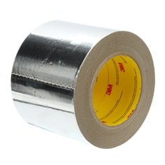3M Venture 1520CW.NT-H052 - Venture Tape Aluminum Foil Tape 1520CW Natural Aluminum 1.8 mil (3.89 Inch x 50 Yards) 7100043875 - eGrimesDirect