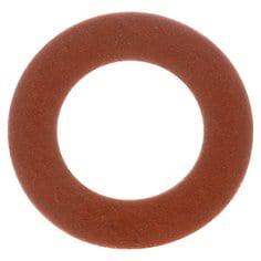 3M 6895 orange port gasket for hole isolation, made of durable gasket material, shown on a plain background.