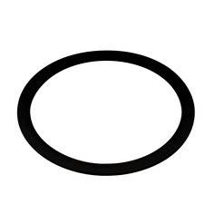 3M W-2921 bowl gasket, a replacement gasket for industrial equipment, showing the rubber seal and its shape.