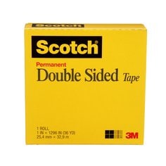 3M Scotch 665-1X36 - Double Sided Tape 665 (1 Inch x 36 Yards) 7000050038 - eGrimesDirect