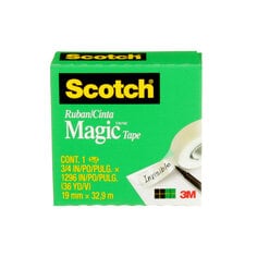 3M Scotch 810-18BXD - Magic Invisible Tape 810-ESF (3/4 Inch x 1296 Inch) 7100161410 - eGrimesDirect