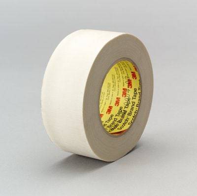White 3M Glass Cloth Tape 361, 1/2 inch by 60 yards, durable adhesive tape for industrial and electrical use.