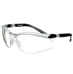 3M Bx Protective Eyewear with grey anti-fog lens and silver/black frame, safety glasses for eye protection.
