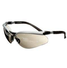 3M protective eyewear with grey anti-fog lens, silver and black frame, designed for safety and clear vision.