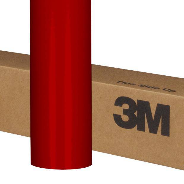 3M Scotchcal graphic film 50-483 dark red, 48-inch by 50-yard roll, durable vinyl for signs and vehicle wraps.