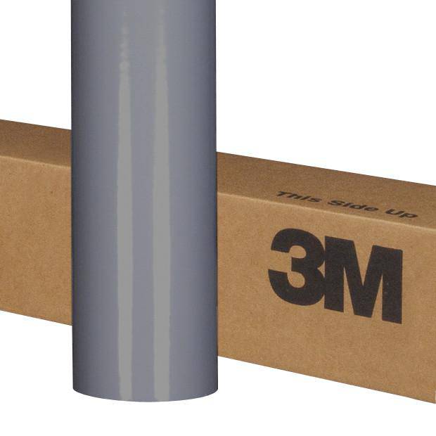3M Scotchcal SC50-58 Silver graphic film roll, 48-inch wide by 50 yards, for vehicle and signage graphics application.