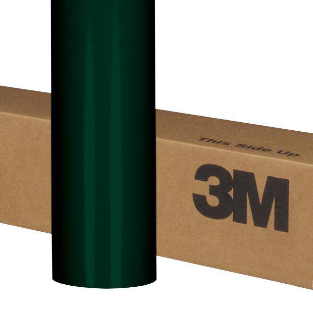 3M Scotchcal graphic film 50-78 dark green roll, 48-inch width and 50 yards length, suitable for signage and vehicle wraps.