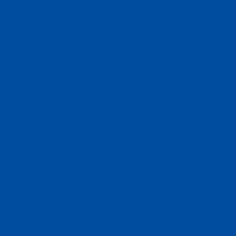 3M Scotchcal graphic film in 50-84 Azure Blue, 48-inch width, 50 yards length, shown as a large roll of vibrant blue film.