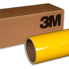 3M Scotchlite 680-81-24X50 - Reflective Graphic Film 680-81 Lemon Yellow (24 Inch x 50 Yards) 7000141850 - eGrimesDirect