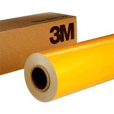 3M Scotchlite 680CR-71 yellow removable reflective graphic film with comply adhesive, 48-inch by 50-yard roll.