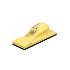 3M Hookit Hand Block measuring 2.75 x 7.75 inches, used for sanding and finishing tasks in automotive and woodworking projects.