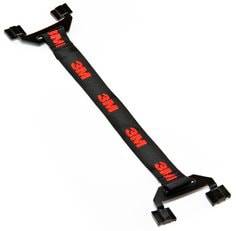 3M H-700-S6 hard hat suspension with 6-point strap in black, designed for safety helmets and durable head protection.