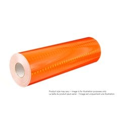 3M 3930-3934-30X50 - High Intensity Prismatic Grade Reflective Sheeting, 3934, Orange, 30 Inch x 50yds 7000004875 - eGrimesDirect
