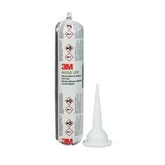 3M 4000UV-400-WHT fast cure hybrid adhesive sealant in white, 13.52 fl oz sausage pack, ideal for sealing and bonding applications