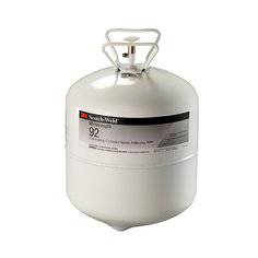 3M Clear Spray Adhesive 92 in large 29.3 lb cylinder, industrial adhesive for bonding and sealing applications.