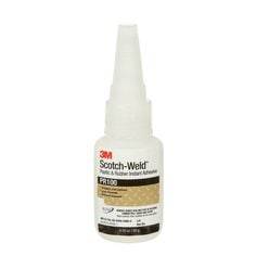 3M Scotch-Weld PR100-28 plastic and rubber instant adhesive in clear, 0.71 oz (20 g) bottle, suitable for quick bonding.