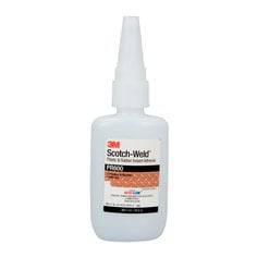 3M Scotch-Weld PR600 instant adhesive in clear, suitable for plastic and rubber, 1.8 oz (50 g) bottle.