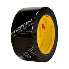 3M Venture Tape Line Set Tape 1507 in black, 3 mil thickness, 48 mm x 55 m, used for HVAC line set sealing and insulation.