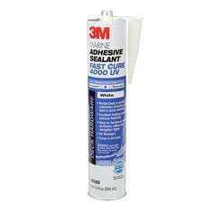 3M Marine Grade Sealant FC4000 UV in white, 10.5 fl oz, adhesive sealant for marine and waterproof sealing applications.
