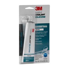 3M PN08017 - 3M Marine Grade Silicone Sealant white 3 fl oz (88.72 mL) 3M 7000120479 7000120479 - eGrimesDirect