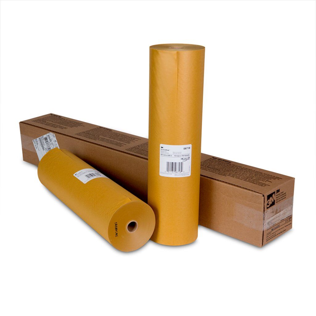 3M Scotchblok 6718 - Scotchblok Masking Paper 018 Inch x 750' (457.2 mm x 228.6 m) 7000051780 - eGrimesDirect