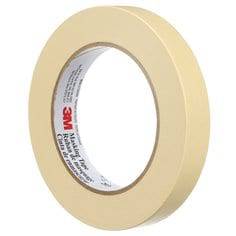 3M General Purpose Masking Tape 203 in beige, 0.71 inch wide, 60 yards long, suitable for painting and surface protection.
