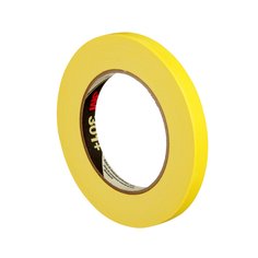 3M 301+12X55 - Performance Masking Tape 301+ Yellow (1/2 Inch x 60 Yards) 7000124887 - eGrimesDirect