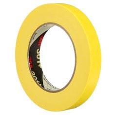 3M 301+18X55 - Performance Yellow Masking Tape 301+ Yellow (0.71 Inch x 60 Yards) 7000124888 - eGrimesDirect