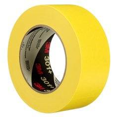 3M 301+36X55 yellow performance masking tape, 1.4-inch x 60 yards, ideal for painting and surface protection.