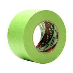 3M 401+ high-performance green masking tape, 2.8 inch x 60 yards, durable green painter’s masking tape for painting projects.