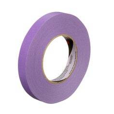 3M 501+ purple high-temperature masking tape 0.71 inch x 60 yards, ideal for specialty masking applications.