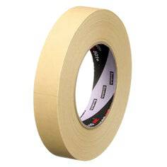 3M 501+24X55-TAN high temperature masking tape, 0.95 inch wide, tan color, 60 yards, designed for high heat applications.