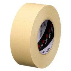 3M 501+48X55-TAN high temperature masking tape in tan, 1.89 inch wide, 60 yards long, suitable for heat-sensitive masking tasks.