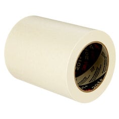 3M 7100031484 - General Use Masking Tape 201+ Tan (144 mm x 55 m) 7100031484 - eGrimesDirect