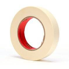 3M Scotch 213 high performance masking tape in tan, 1 inch by 60 yards, designed for painting and surface protection applications.