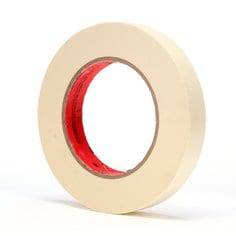3M Scotch masking tape 213 in tan color, 3/4 inch by 60 yards, high performance masking tape for painting and masking jobs.