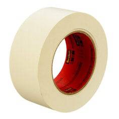 3M Scotch 214 high performance masking tape in tan, 2-inch by 60-yard roll, ideal for masking and painting projects