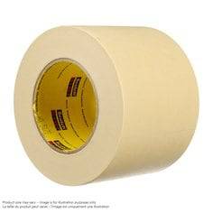 3M Scotch 231-6X60 high-performance painters masking tape in tan, 6 inches wide, 60 yards long, 7.6 mil thick, for painting projects.