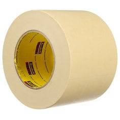 3M Scotch 231-96X55 high-performance painters masking tape in tan, 3.8-inch width, 60 yards long, suitable for painting projects.